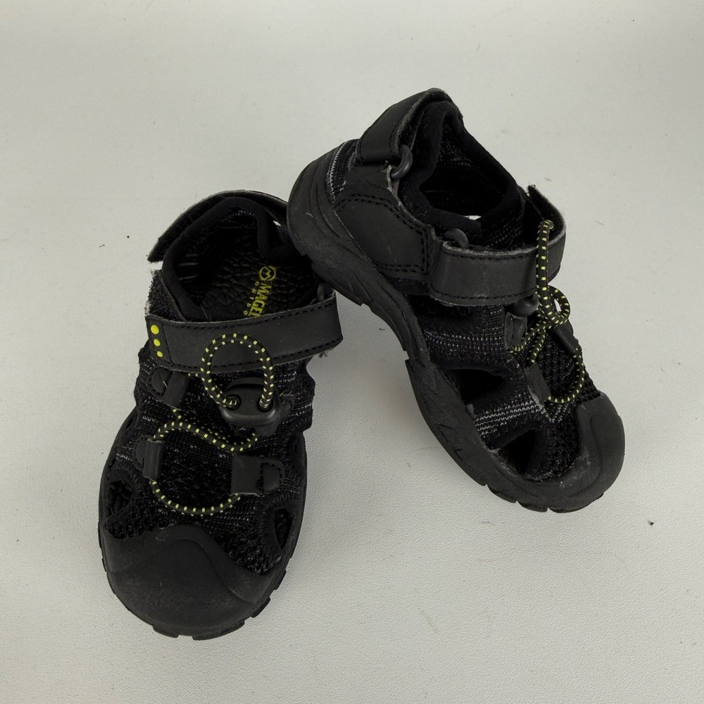 MAGELLAN OUTDOORS Waterproof Trail Hiking Sandals BLACK Boys TODDLER Size‎ 8